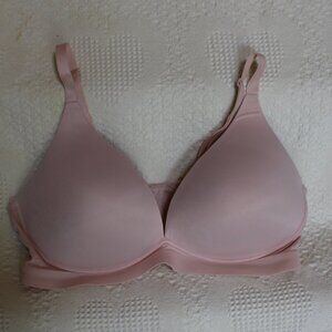 SOMA Pullover Wirefree Enbliss Luxe Plunge Convertible Light Pink Bralette XXL